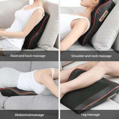 3-in-1 Shiatsu Neck and Back Massager Pillow with Heating