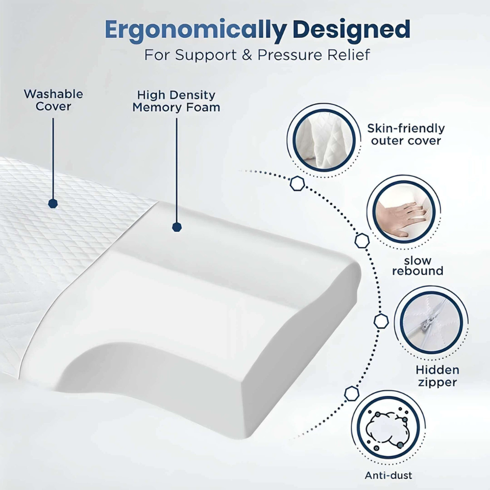 Cervical Pillow For Neck Comfort & Support